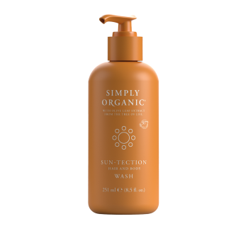 SunTection After-Sun Hair & Body Wash | Simply Organic