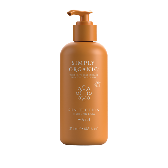 SunTection After-Sun Hair & Body Wash | Simply Organic