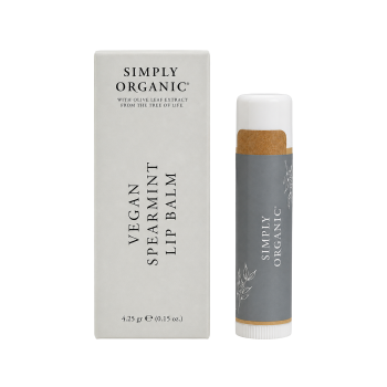 Vegan Spearmint Lip Balm | Simply Organic